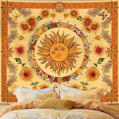 Sun and moon boho - and,