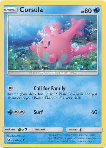 Corsola 149 uncommon - -,