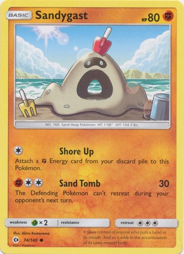 Sandygast 149 common - 74/149,