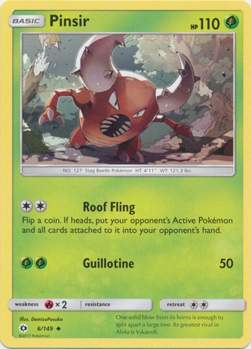 Pinsir 149 uncommon - -,
