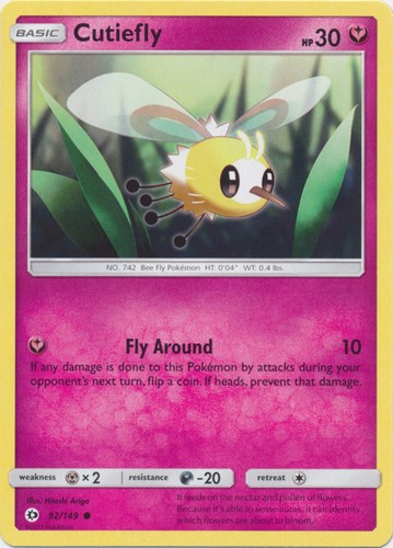 Cutiefly 149 common - 92/149,