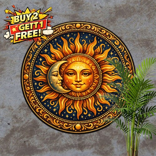 Sun and moon - and, eye
