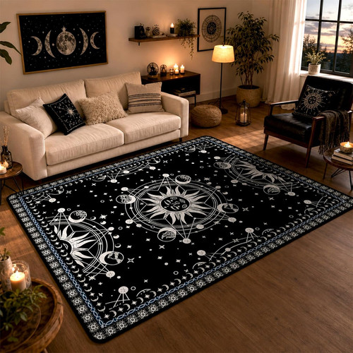 Celestial rugs sun - 7',