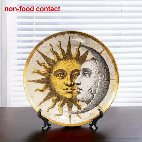 Sun and moon - sun, ceramic