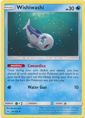 Wishiwashi 149 uncommon - wishiwashi, 44/149