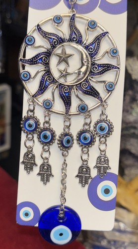 Turkish blue evil - evil, sun
