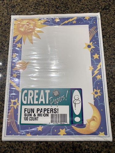 Vtg great papers - fun, sheets
