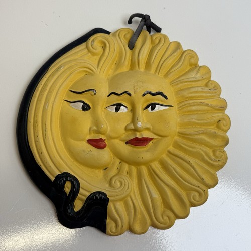 Vintage sun and moon - vintage, wall