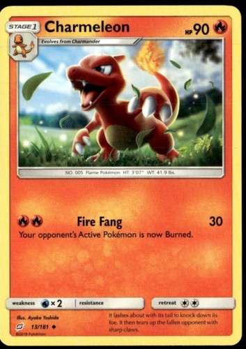 Pokemon charmeleon 181 sun - pokemon,