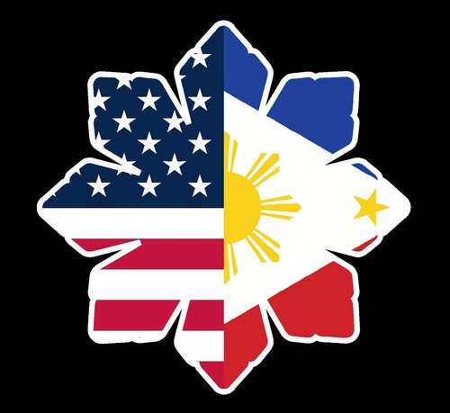 Usa philippines sun and stars - sun,