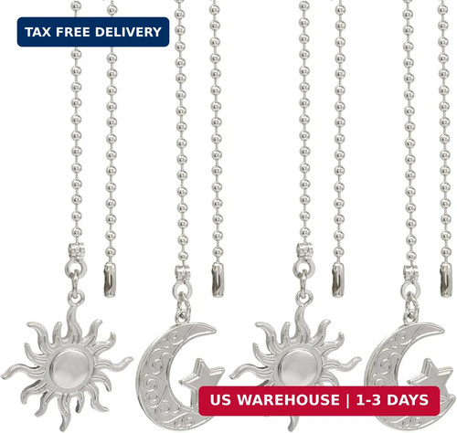 Sun and moon ceiling fan - and,