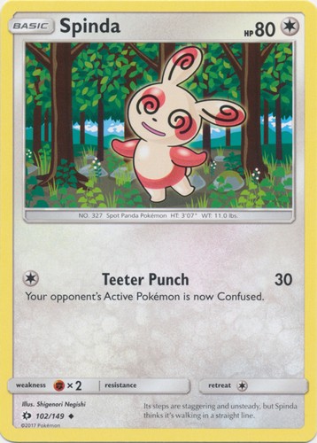 Spinda 102 149 uncommon - spinda,