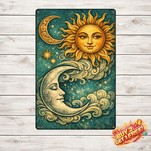 Celestial sun and moon - celestial,
