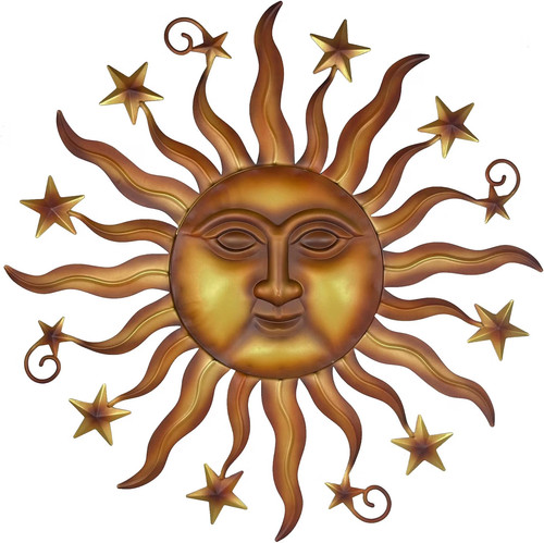 Sun metal wall art - sun,